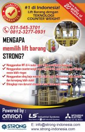 Lift barang Strong - Kuat Aman Murah