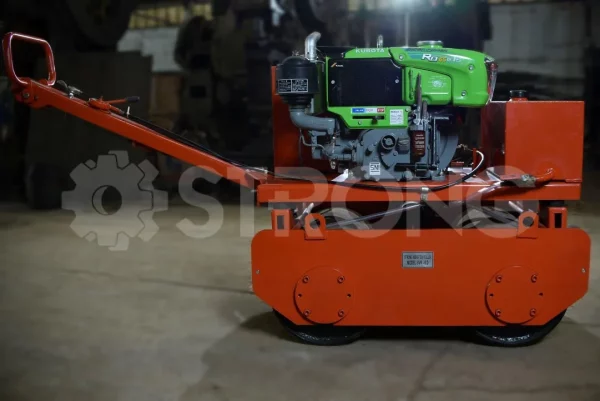 Vibration Strong Roller Mesin Kubota Manual Starter Wm